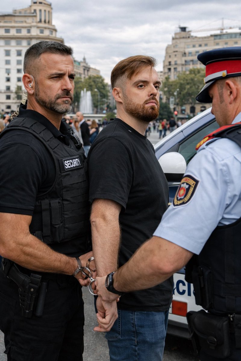 Acaban de detener  al youtuber Ibai Llanos en pleno centro de Barcelona.