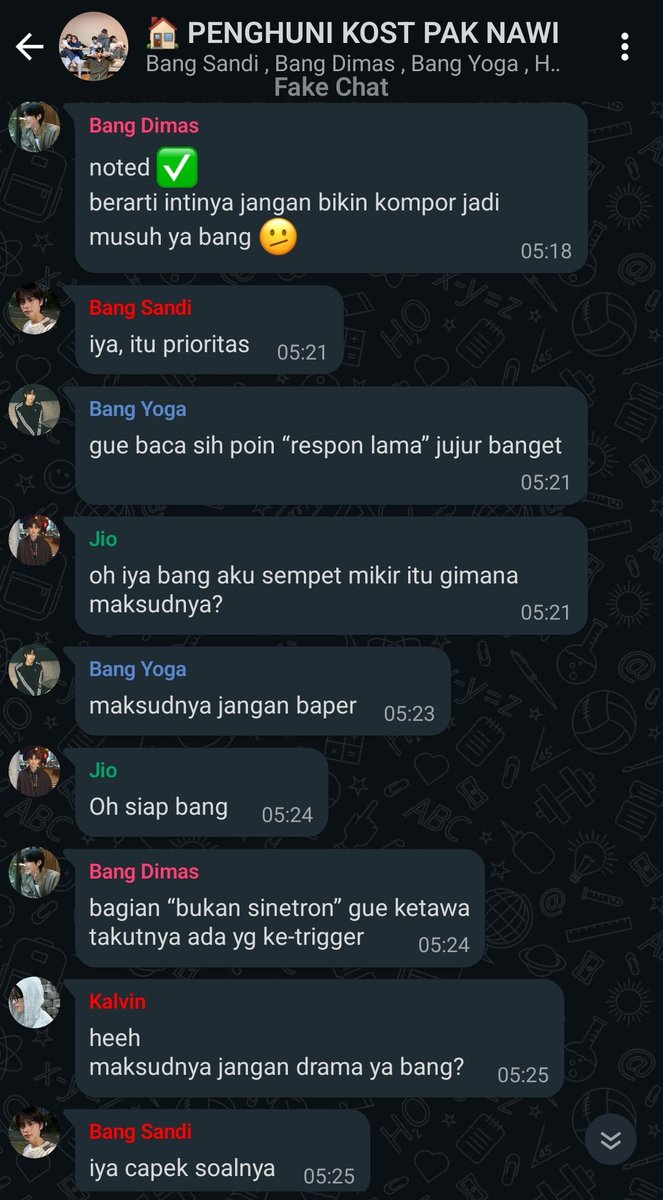 TWSngekos's tweet photo. 1. Aturan pertama di kost ini 

---- A TWS AU LOKAL https://t.co/4cRMvXZlAK