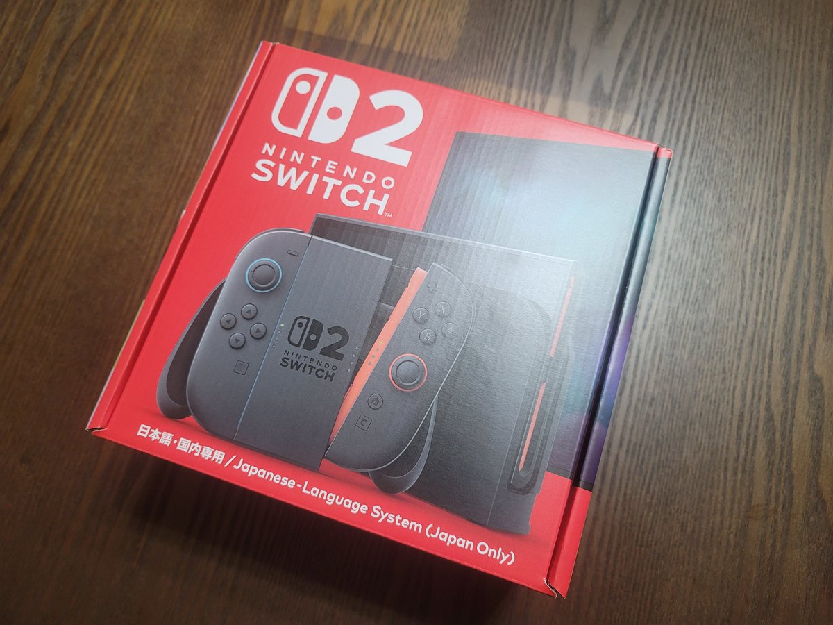 なんとぉ！ Switch2ゲットだぜ！🙌🙌 普通にお店に置いてあって普通に