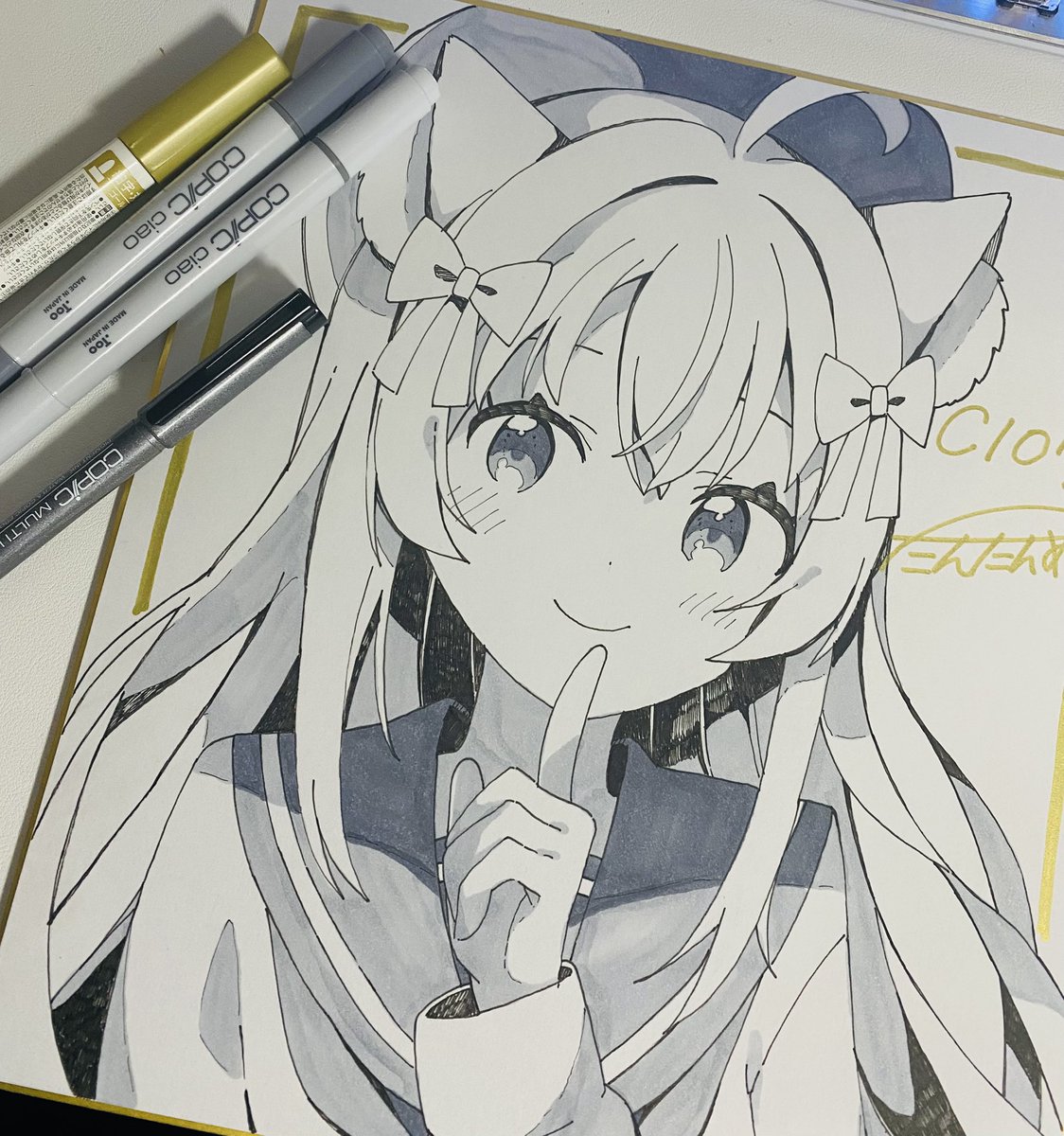 直筆色紙　オリジナル　たんたんめん　空飛ぶたんたんめん たんたんめん@2日目西め10ab (@km170) / Posts / X