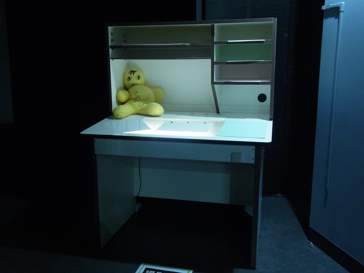 作業机展示ブース、昨日はひだまらー的にも馴染みの深い「さのすけ」が