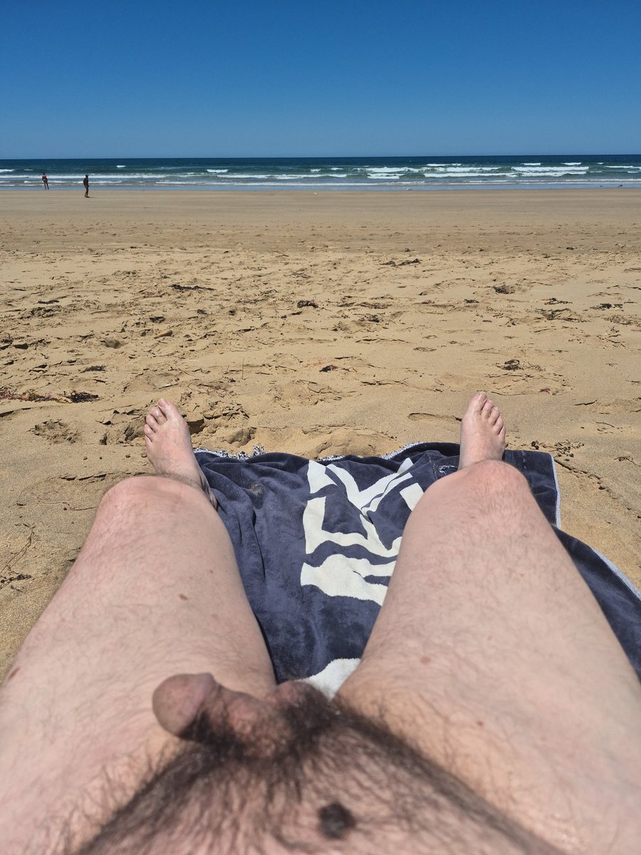 Enjoying a bit of relaxation today!! #pointimpossible #nudebeach