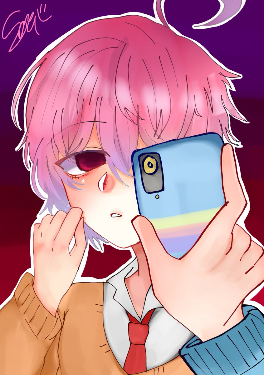 RyuutoTomoki's tweet photo. "Hey! Ino look at my phone!"

Hm-?

"Hello ino answer me !"

Yes... Mas..ter... https://t.co/Sn5DuZTfKq
