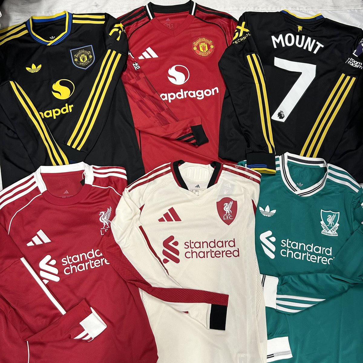 🏴󠁧󠁢󠁥󠁮󠁧󠁿 長袖ユニフォーム新入荷📢 🟥#マンチェスター