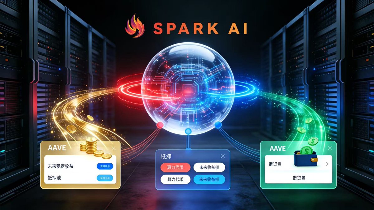 SparkAIPro's tweet photo. Data center computing power meets Web3 finance vitality — SPARK AI, built on distributed computing power, connects your digital asset value. https://t.co/1QzcBHc4Uy
