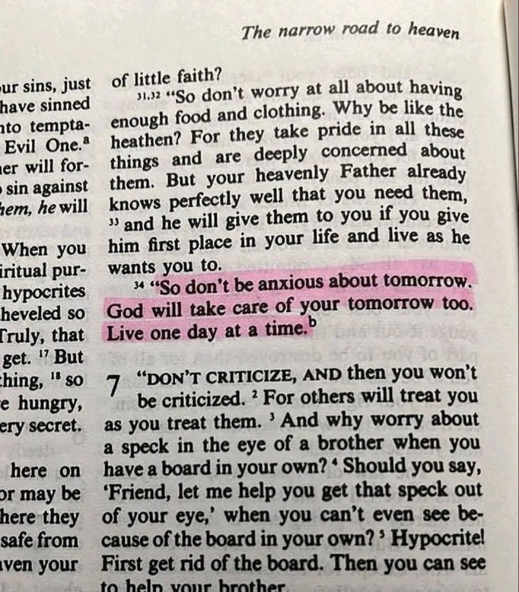 Bible365_'s tweet photo. Matthew 6:34 https://t.co/b18fMAqr8q
