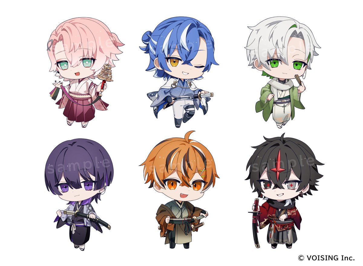 お仕事報告】 クロノヴァさまにて、お正月グッズ(SDイラスト)を担当