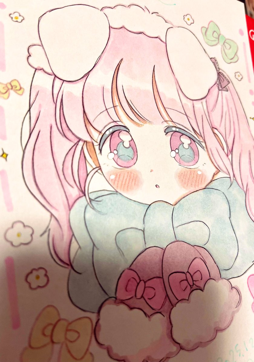 うさぎもふもふ。。。
2025年最後のイラストたちになりそう！