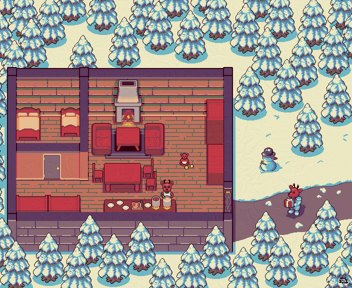 Long time no draw. For Pixeljoint's Secret Santa 2025 #pixelart