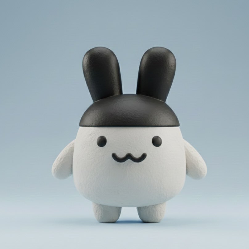 みみっち作りました！ 新種発見！たまごっちのフォルムです！ かわいい