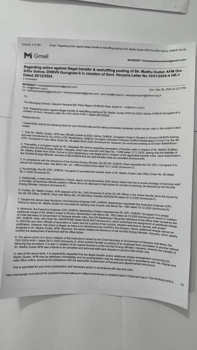 MANDEEP B Positive SO HAWA SINGH - Whistle Blower tweet media