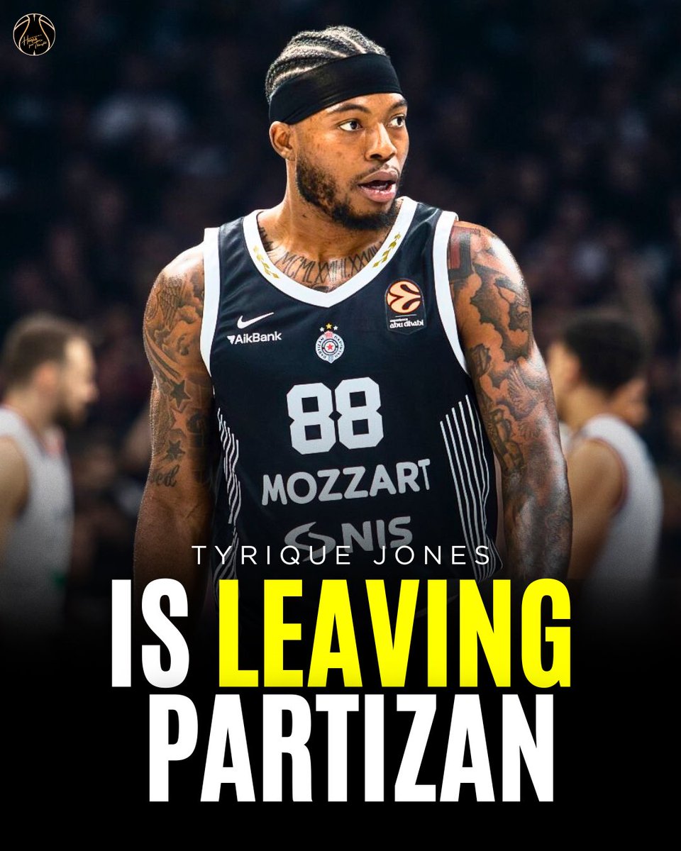 💥According to <a href="/MozzartSport/">Mozzart Sport</a>, Partizan is expected to begin clearing its roster with Tyrique Jones, whose departure is considered a given, and there has already been contact from Olympiacos 👀

#kkp #tyrique #jones #olympiacosbc #euroleague