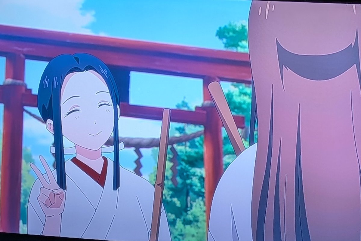 美夜香の母親のやよい
甚夜と会ったことあるんだけど甚夜が○○○だった時。人なのか鬼なのかその他のモノなのか…。
#鬼人幻燈抄　#アニメ　#第９話　#平成編　#続編切望