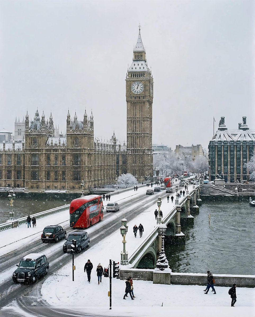 Snowy London, England 🏴󠁧󠁢󠁥󠁮󠁧󠁿