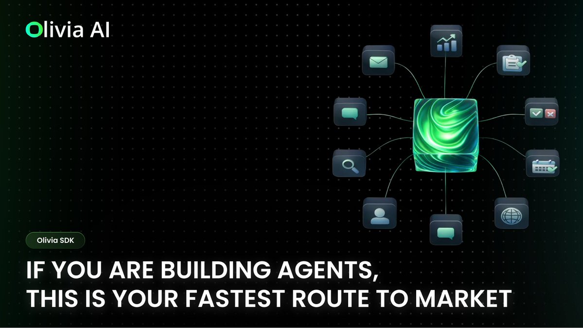 Olivia_Network's tweet image. Build faster.
Ship agents designed for real use.⚡️