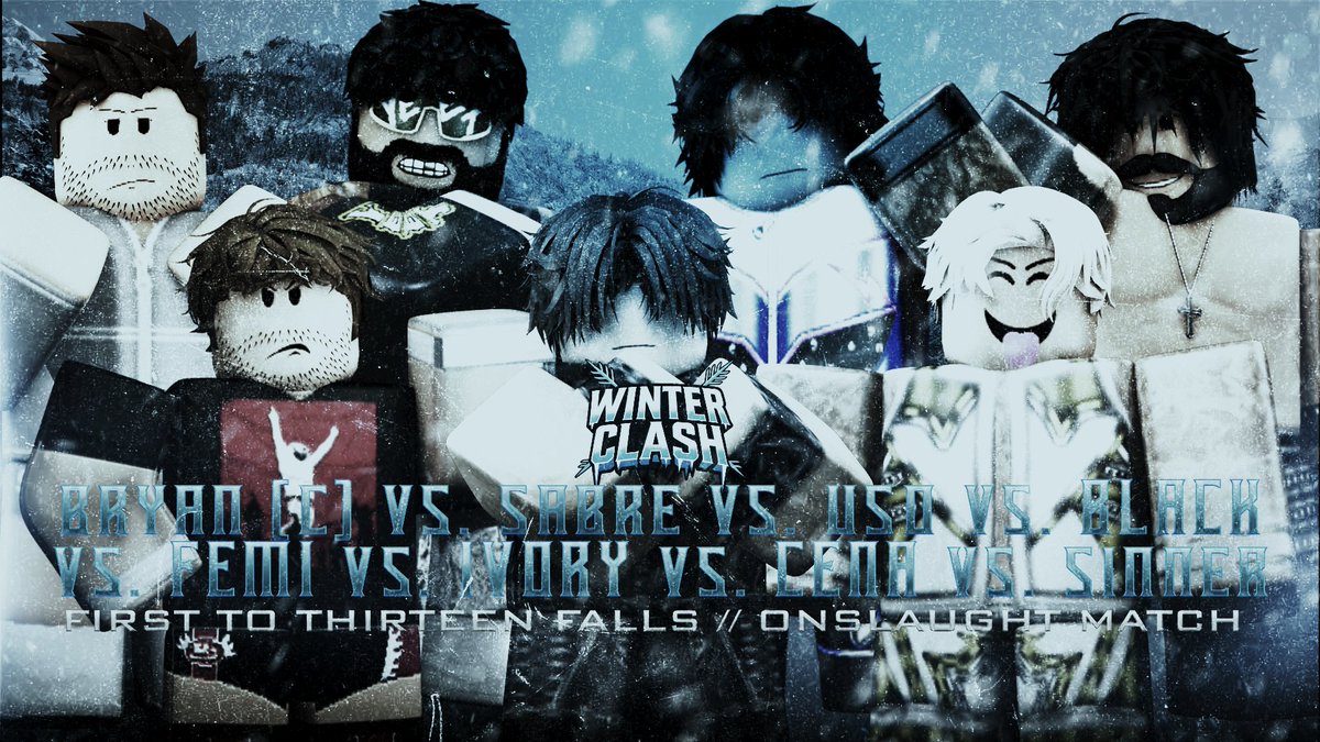 WRWFNetwork's tweet photo. TONIGHT AT #WRWFWinterClash! 🚨

@Mischief_RW faces his biggest challenge yet as he defends against 7 other men in an 8-Man Onslaught Match!

Streaming LIVE tonight from Bank of America Stadium! ❄️🏟️ https://t.co/WqBDiYDkKt