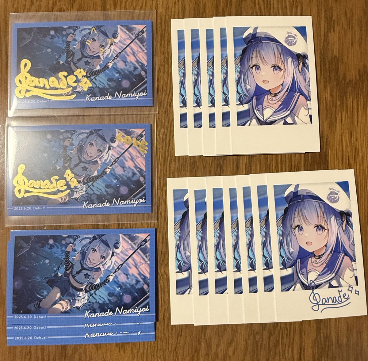 チェキ結果！ 直筆サイン2枚 複製サイン7枚 ノーマル5枚 キービジュ3枚