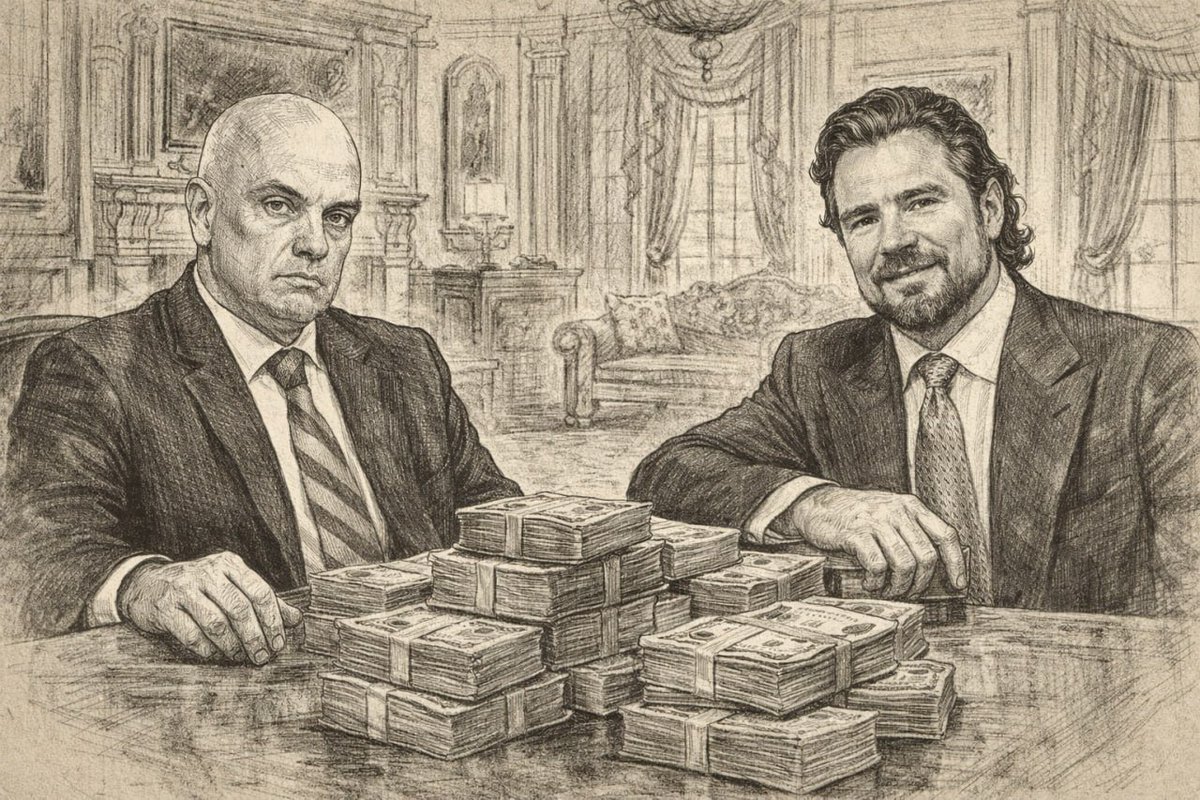 Imagens do jantar ocorrido na mansão de Vorcaro.