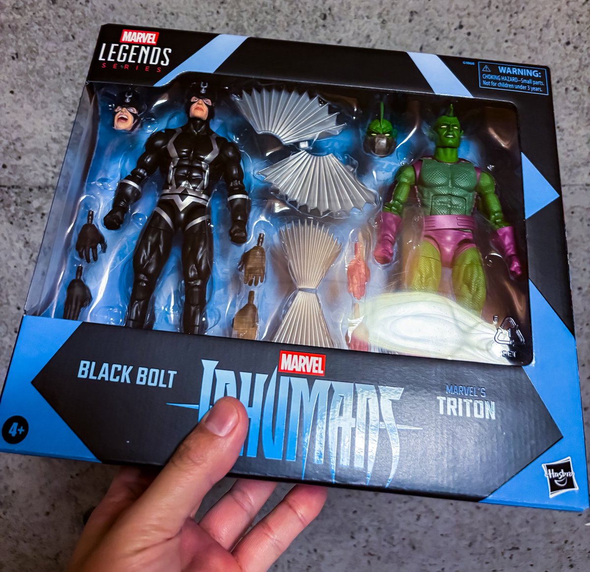 ブラックボルト #トライトン #マーベルレジェンド