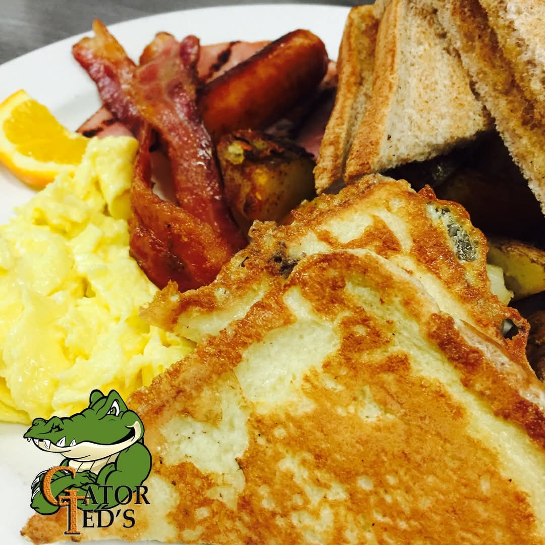 Gators has you covered for breakfast serving all your favorites from 10am - 2-pm, come on in and start the day right. #breakfast #sundayfunday