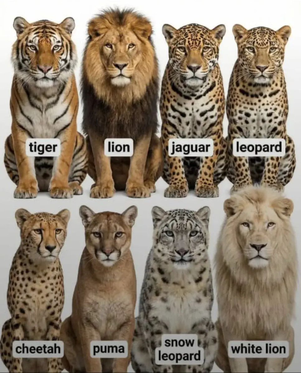 AMAZlNGNATURE's tweet image. Did you know the CAT Family