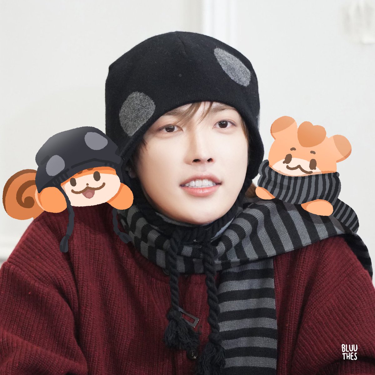 🐿️🐿️

#bluuthes 
#ateezfanart