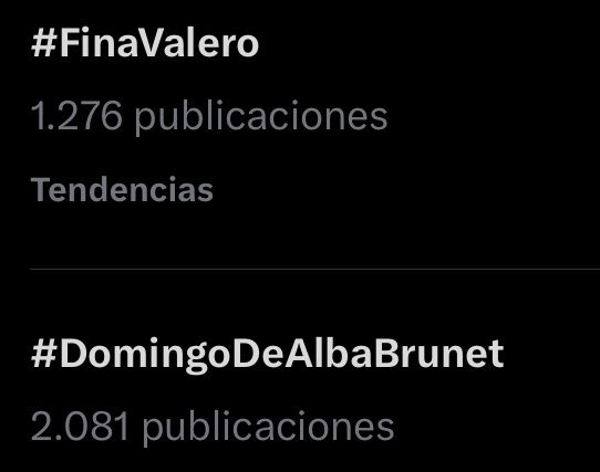 feliz #DomingoDeAlbaBrunet y #FinaValero 💛🩵