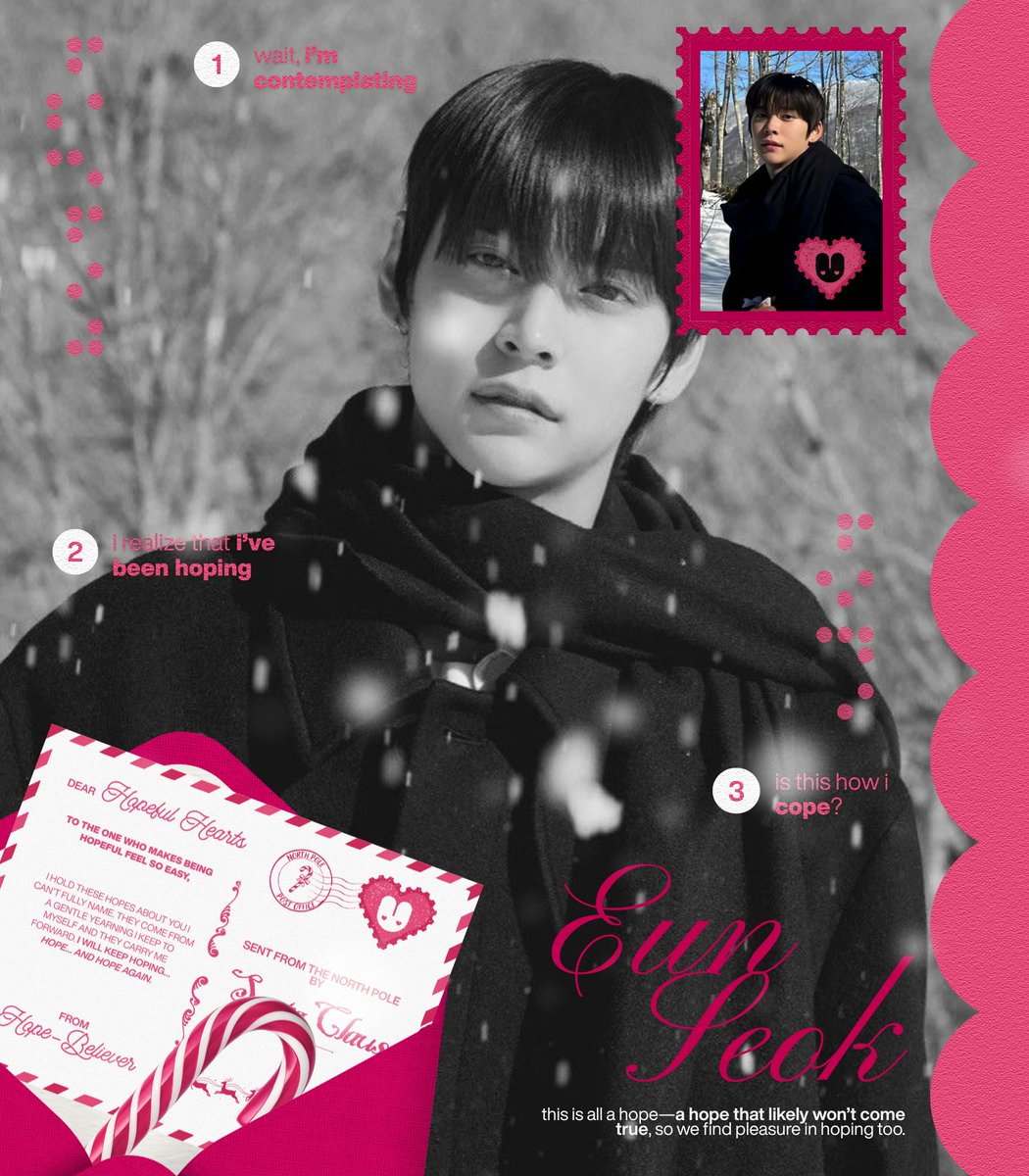 Gayileo's tweet image. To the reason I’m still hopeful, 

It’s this my hushedhope—series of hopes are tangled in my heart. Even as one hope fades and another fails to bloom, I find myself to start again… and I’ll just keep on hoping, over and over again. 

In hushed hope, 
Song Eunseok