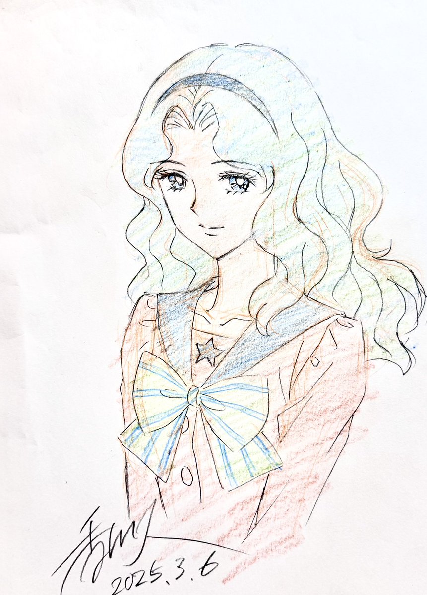 2025自分が選ぶ今年の4枚 全て鉛筆らくがき✏️他にもあった気もするが