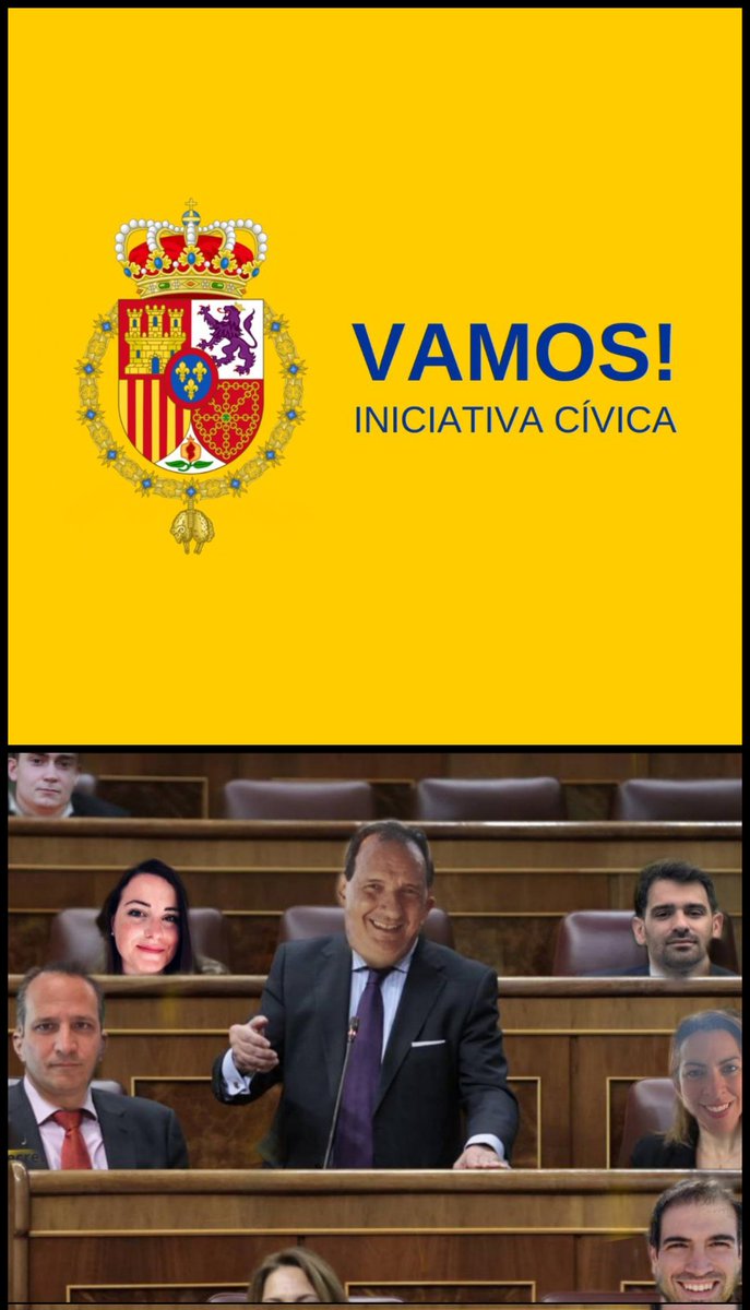 VAMOS! Iniciativa Cívica. Sigue trabajando sin descanso.

El Jefe del Estado, SM Felipe VI nos ha reunido hoy en el Palacio Real, para invitarnos a formar un gobierno temporal con el que convocar elecciones urgentes, y sacar a Pedro Sánchez y su banda de la Moncloa.