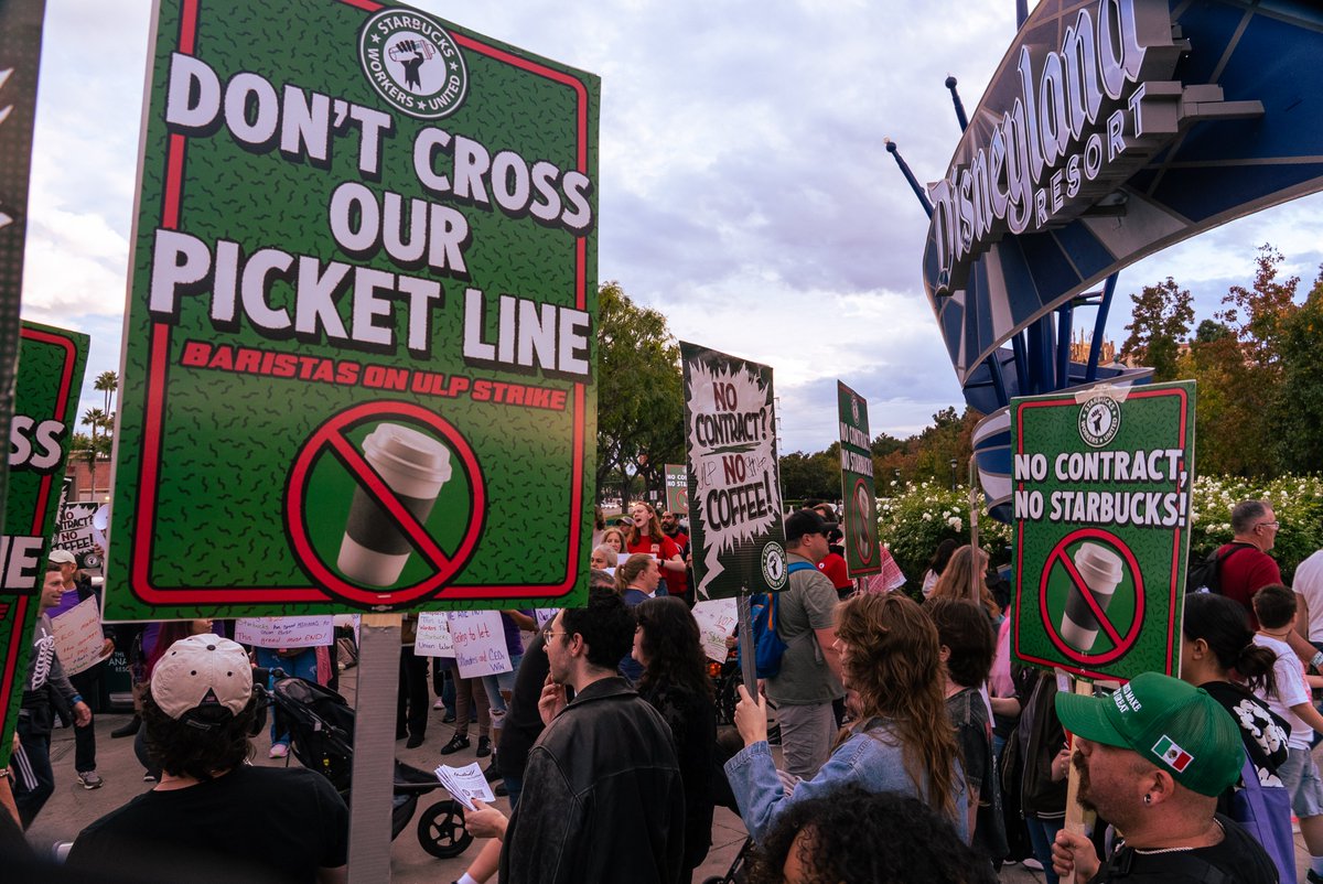 Don't forget: for every union barista on strike, dozens of ...