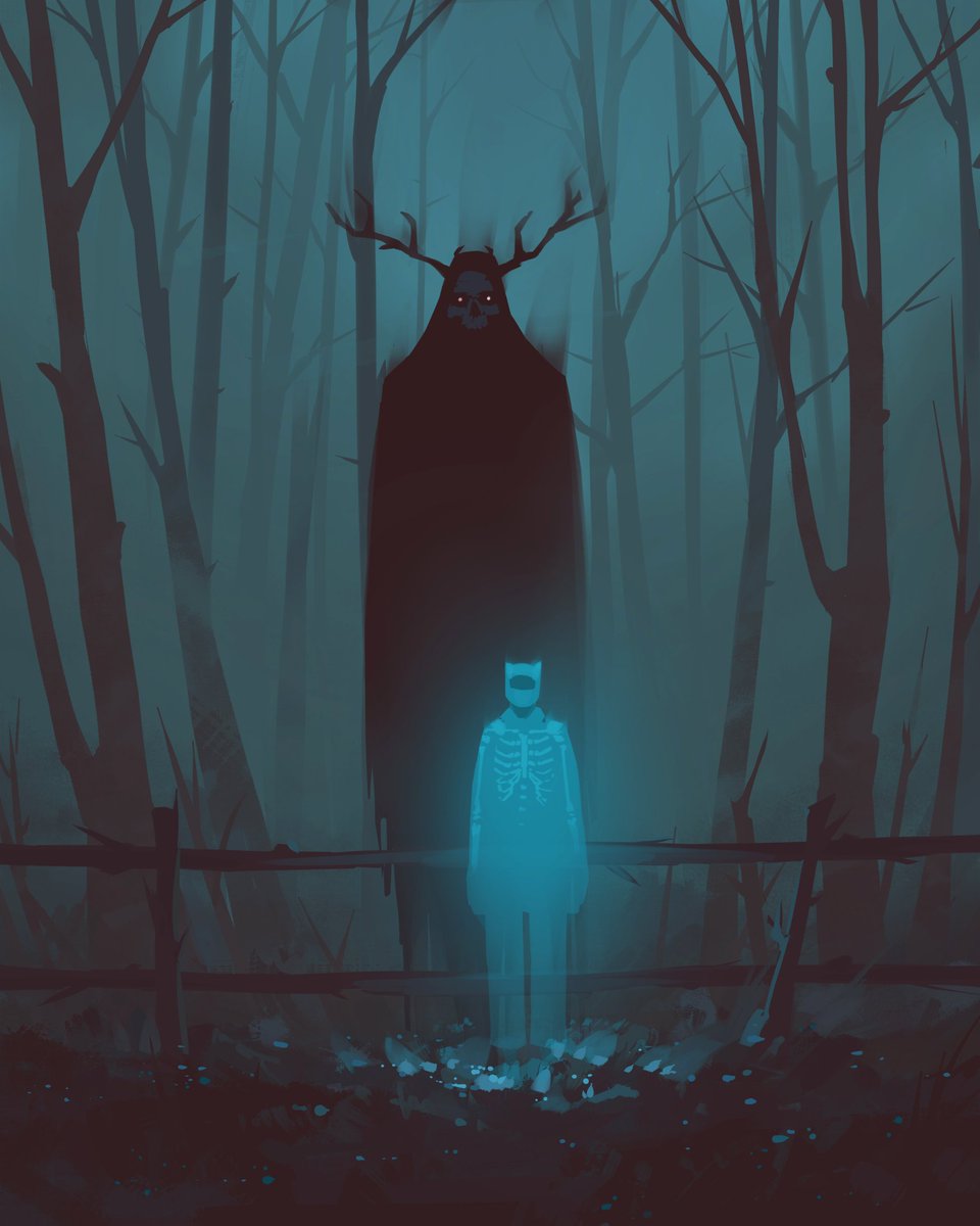 risa_ili's tweet image. silent in the trees