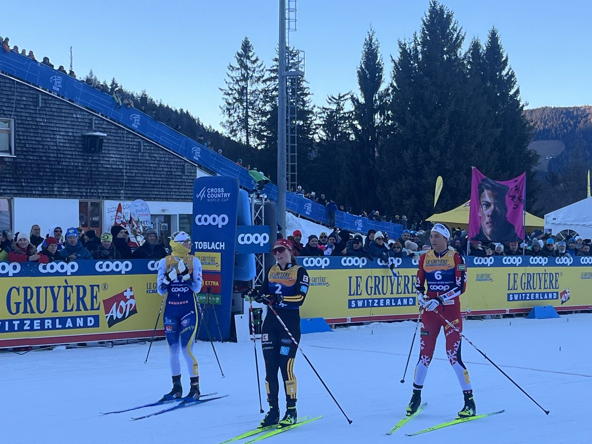 RedGiorgio81's tweet photo. It was predictable: Skistad won the women sprint in Toblach. Great performance by Rydzek second. Third position for Dahlqvist. #crosscountryskiing #dobbiaco #toblach https://t.co/3FAmJxaXot