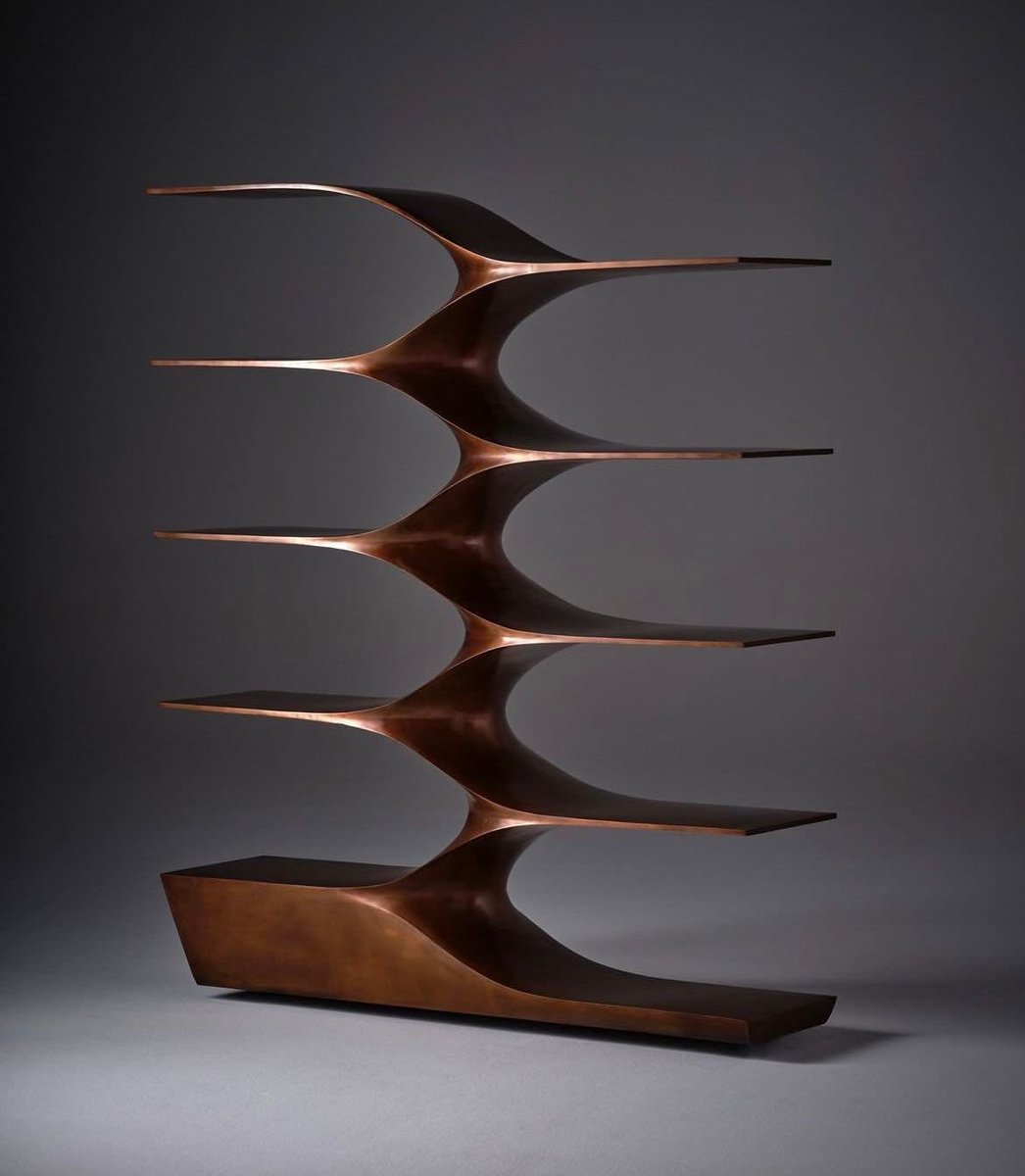 INTERIORPORN1's tweet image. 'Bonsai' a beautiful sculptural bookshelf by designer Brodie Neill