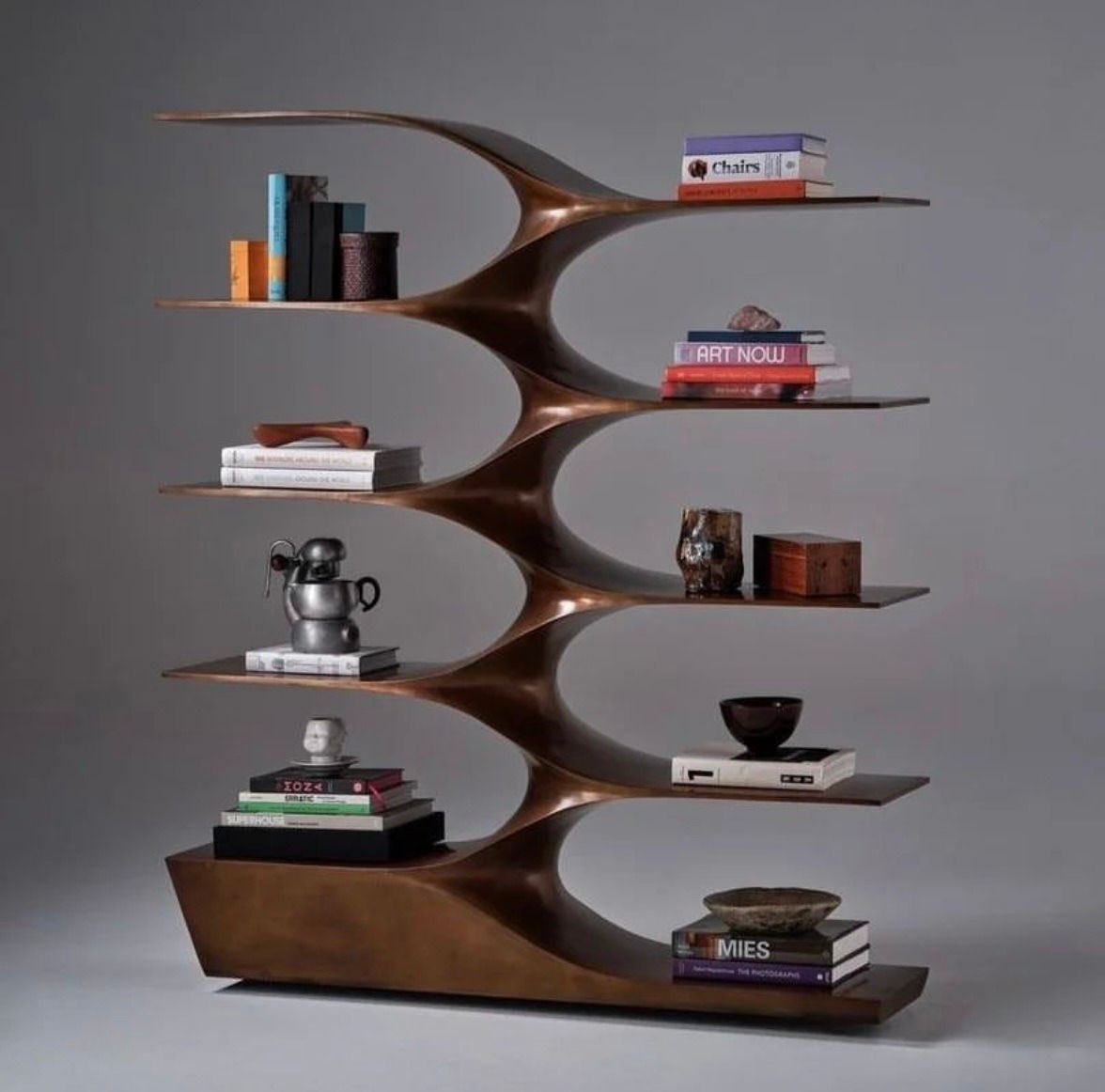 INTERIORPORN1's tweet image. 'Bonsai' a beautiful sculptural bookshelf by designer Brodie Neill