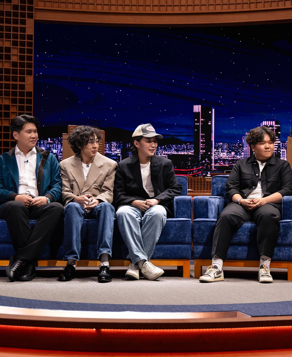 1mongolz's tweet photo. Thanks for having us on the New Year Special, The Tonight Show Mongolia!🪩

Shoutout to the surprise appearance! Got to relive some fun memories with our old fam Senzu https://t.co/hkkBHGhVP6