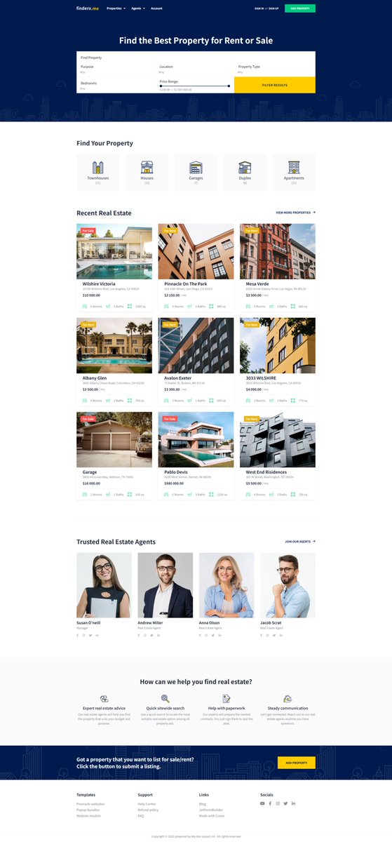 Client: Australia
Category: Real Estate Website
Project Type: Clone Real Estate Website

Clean design, fully responsive layout, and user-friendly structure.
Optimized for property listings and smooth navigation.
Created for social media showcase.

#devamir74 #wpdevsquad