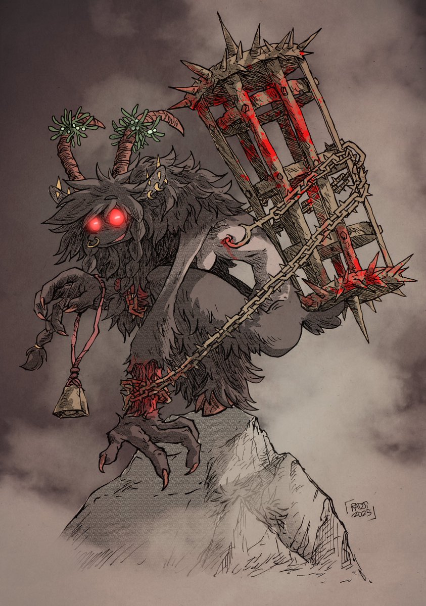Azel wishes you a merry Christmas
She grossly misinterpreted what Krampus is supposed to be; no one bothered to correct her

(she will capture you to enjoy cuddles and hot cocoa later)

--

Fashionably late on my part