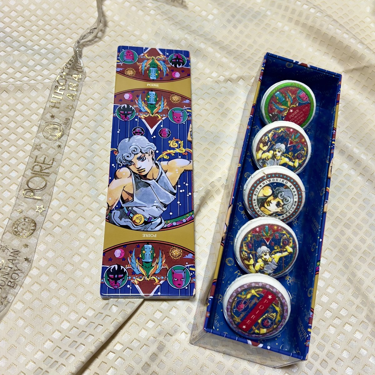 POIRE×荒木飛呂彦 コラボマカロン♡ 賞味期限が短いことが悩ましい