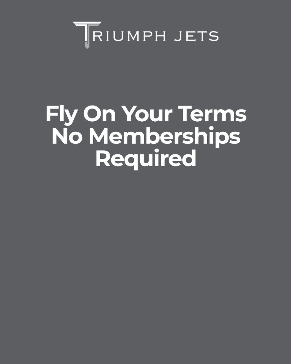 TriumphJets's tweet image. Flexible, membership-free jet charters. Bespoke flights tailored to you. 60+ years of service in our DNA. #charterjet #privatejetcharters #jetcharter #triumphjets #readyjetgo #luxurylifestyle #luxurylife #lifeofluxury #chicago⁠ #chicagoland #chicagogram #mychicagopix