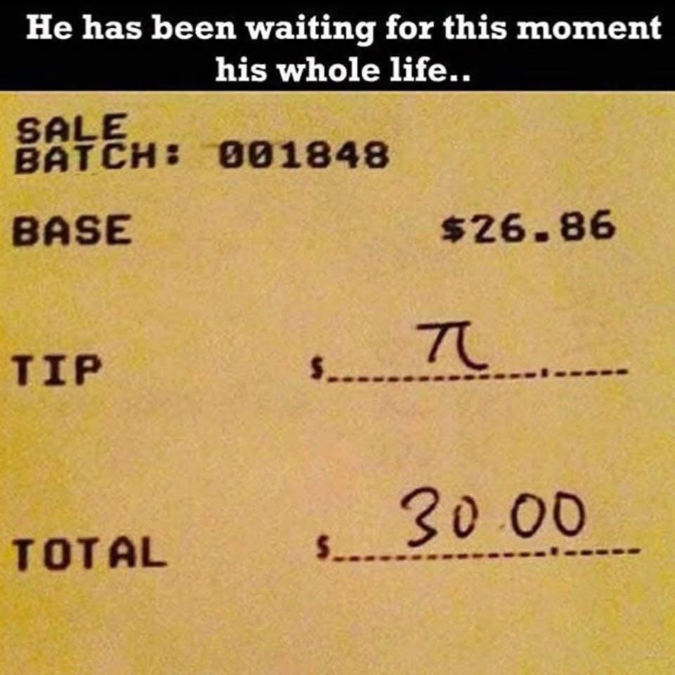 LeeMSnow's tweet image. Few things are as satisfying as a perfectly “rounded” total. 🧠✅ Are you the one doing the math… or waiting in the car?
#MathHumor #NerdHumor #ServerLife #Tipping #Satisfying #FunnyMeme #GoodVibes