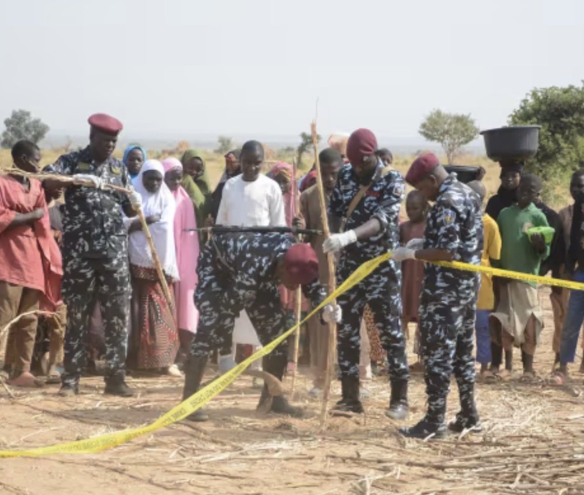 EdKrassen's tweet image. Trump’s air strikes in Nigeria hit a village known as “a peaceful community” that has “no known history of ISIS, Lakurawa, or any other terrorist groups operating in the area.”

The incompetence is tragic!