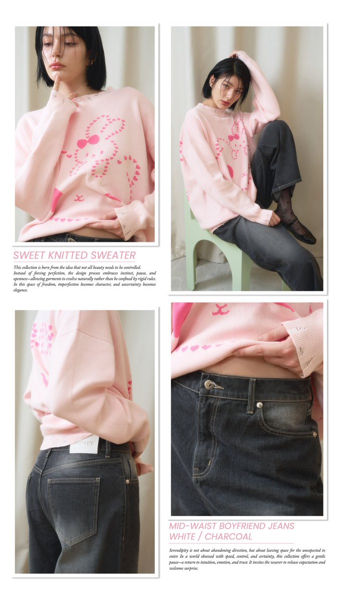 Numone_Official's tweet image. Soft pieces, easy moods.
Sweet Knitted Sweater (Only at numone-store.com pre-order in limited quantities) — 1,750 THB 
Mid-Waist Boyfriend Jeans — 1,350 THB 
Set your alarm. Be ready to press buy

Monday, 29 December 2025
At 10:00 AM (GMT +7)
LINE SHOPPING…