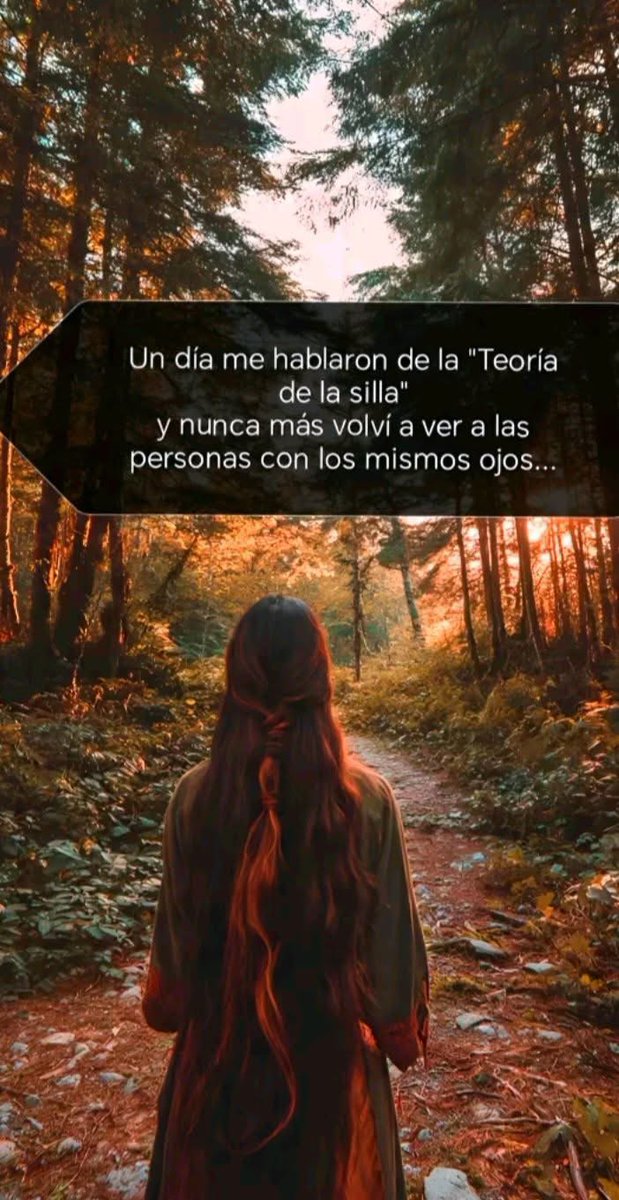 musicandsoularg's tweet photo. ✨La teoría de "la silla rota"���

Has oído hablar de la "teoría de la silla" cuando me la contaron me cambiaron la manera de ver mis relaciones y mi presencia. 

La idea es sencilla:👇
Todas las personas tienen una mesa en su vida.
Y quienes te valoran en verdad, te sacan una silla en cuanto apareces, te hacen espacio, se dan cuenta que estás ahí, se mueven sin que tengas que pedir nada.

Pero luego están los otros:👇
Los que te dejan de pie, los que actúan como si tu presencia les incomodara, los que te hacen esperar para ver si "mereces" sentarte
¿La realidad?
Si tienes que pedir tu silla una y otra vez...
Estás en la mesa equivocada.

🧠Pensé que todas las veces que supliqué por un hueco....

😔En los momentos en los que intenté ganarme un sitio.

🚨En todas las veces que me encogí para poder entrar.

Y no debería haberlo hecho porque yo merecía una silla sin demostrar nada, Y cuando lo entendí, me sentí libre.���

 Aquí va tu recordatorio ✍️

📌 No luches por un espacio donde te tratan como un añadido.
📌 No insistas en mesas donde tú sillas siempre falta.
📌 Ve dónde te reciben con naturalidad 
📌 Donde tu presencia suma. 
📌 Tu silla existe!!
 
😊 Sólo te falta sentarte en la mesa adecuada 😊