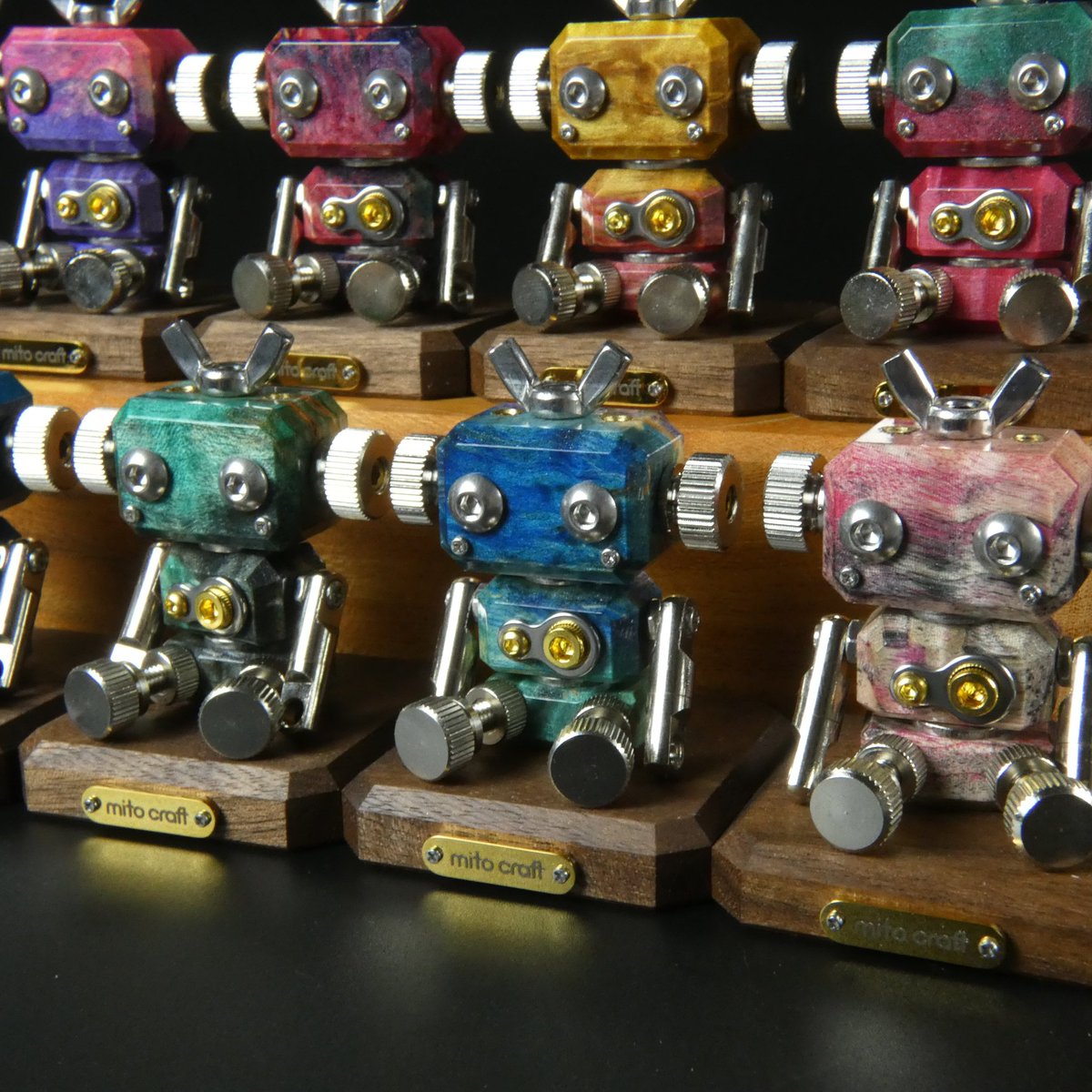 mito craft / 木と金属のロボットチャーム (@mitocraftdiy) / Posts / X