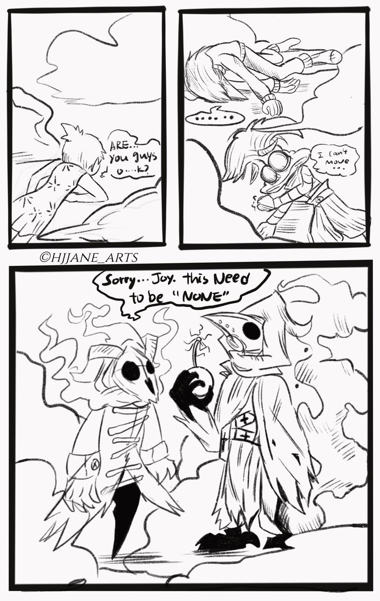 HJjane_arts's tweet image. Even nightmare can’t stop and help what it’s need to be done…. (sketch version)

오글거리지만 이장면 꼭 그려보고싶었어!!!

#insideout2 #insideoutoc #insideout2fanart