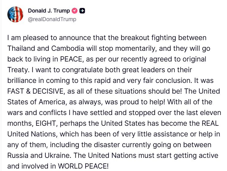 TrumpDailyPosts's tweet image. Donald J. Trump Truth Social Post 09:36 AM EST 12/28/25