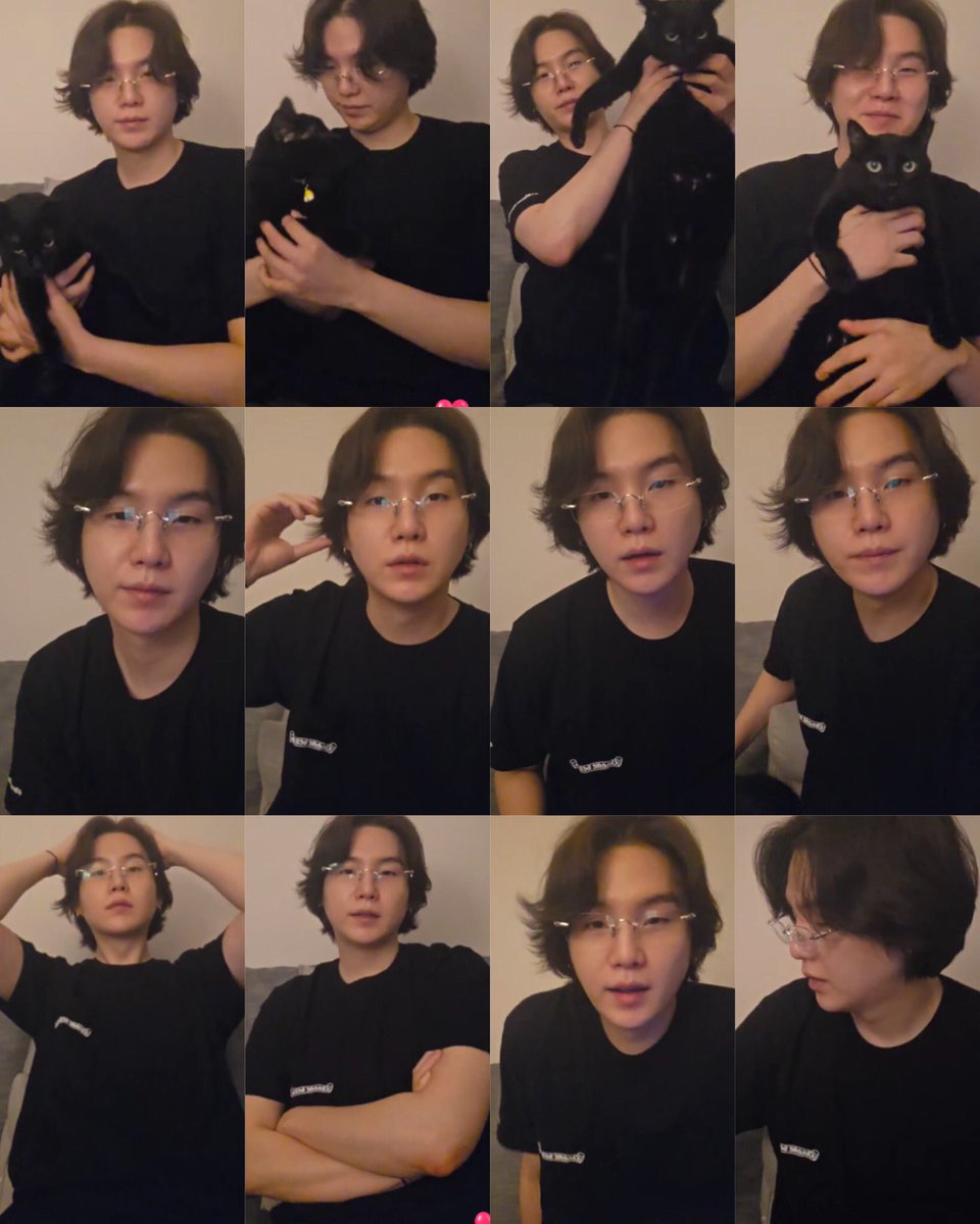 seokjinmylabsss's tweet image. retweet if you watch min yoongi live with tang 🐈‍⬛💜