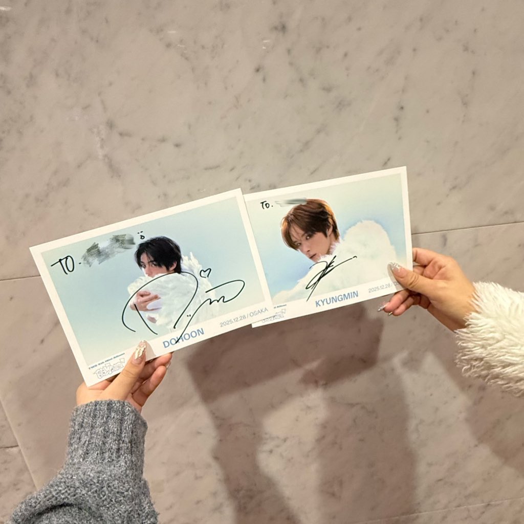 TWS ドフン サイン 本国 20251228 大阪 TWS オフイベ サイン会 ドフン 도훈 오사카 レポはATL