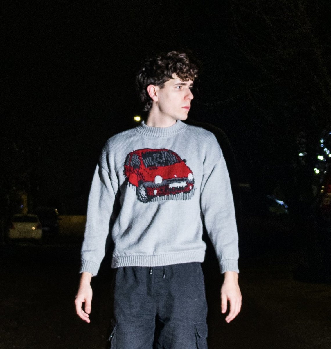 Custom Renault Twingo knitted sweater made by my friend. #twingo #twongi